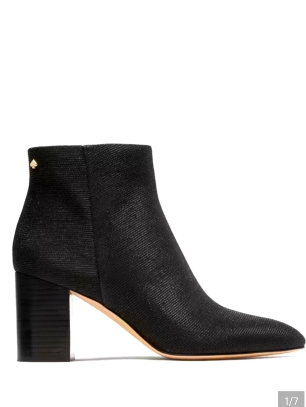 KATE SPADE BLACK GISELLE ANKLE BOOTIE SIZE 8 NIB